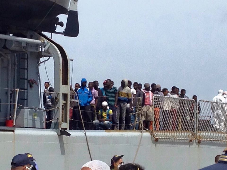 Migranti Reggio Calabria 16 maggio 2014