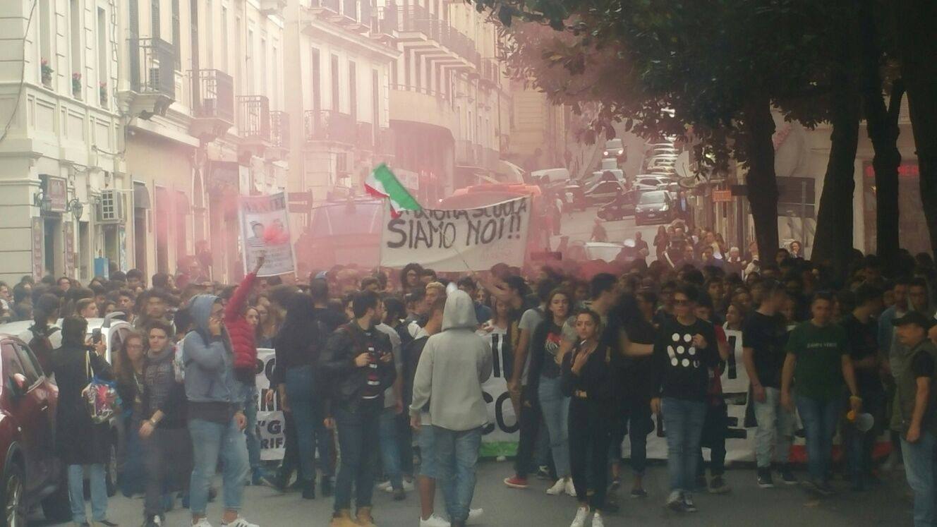 Manifestazione studentesca Catanzaro