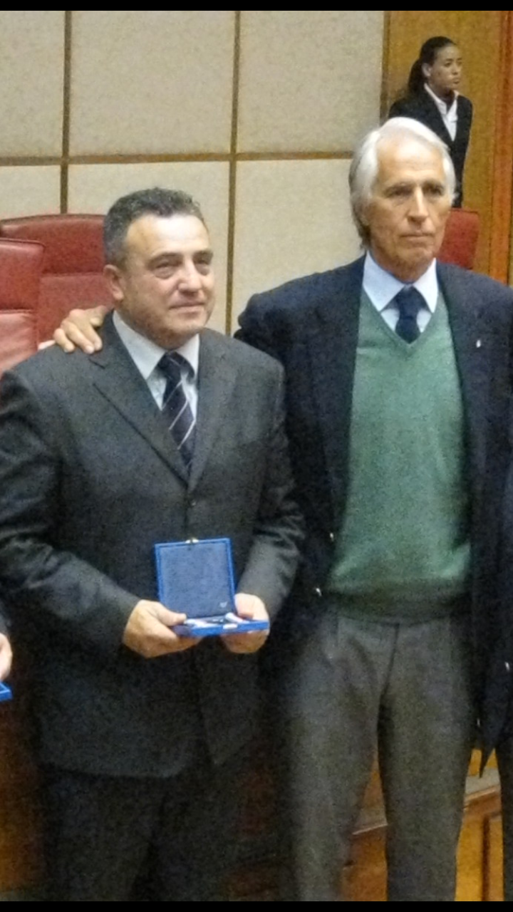 Reggio – Benemerenze sportive: stella d’argento a Demetrio Condò