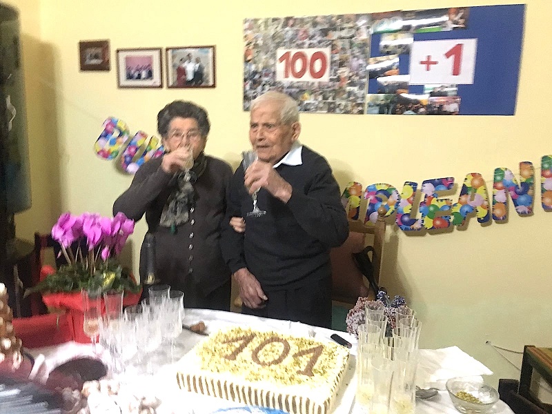 A Briatico (VV) i 101 anni di Giuseppe Melidoni