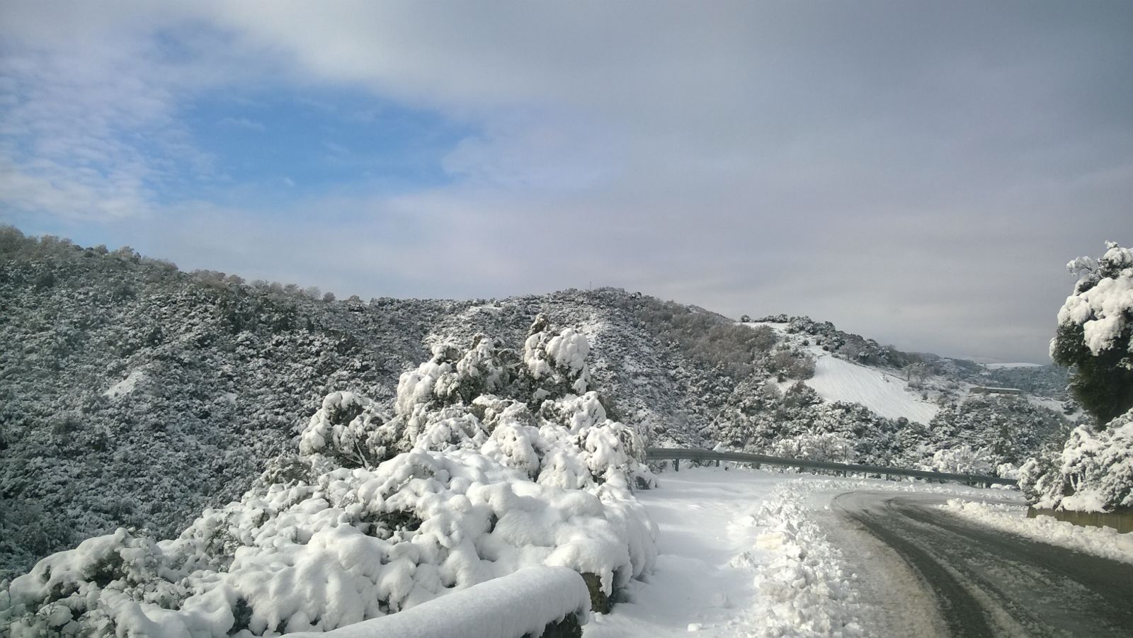 Neve a Umbriatico (KR), scuole chiuse e sale per le strade (FOTO)