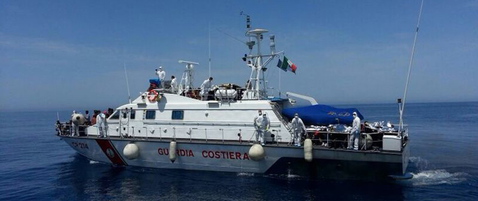 Vibo – Ritorna agli ormeggi la motovedetta della Guardia Costiera Cp 265