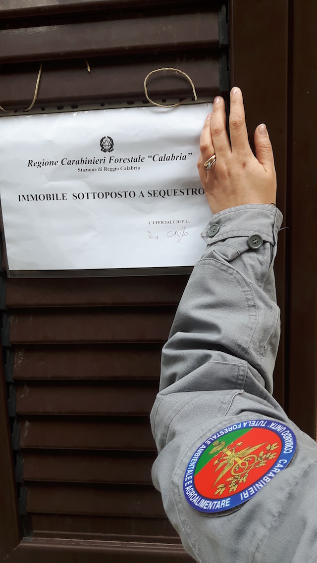 Reggio – Sequestrata una villa ed un’altra costruzione interamente abusive