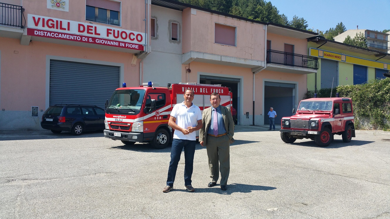 Finalmente a San Giovanni in Fiore ci saranno i pompieri
