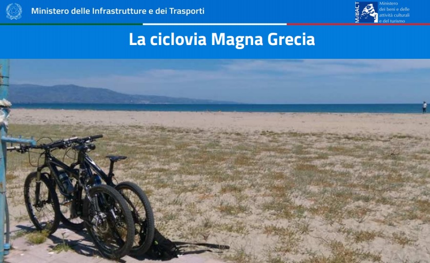 Mille km attraverso la Calabria fino in Sicilia: nasce la Ciclovia della Magna Grecia