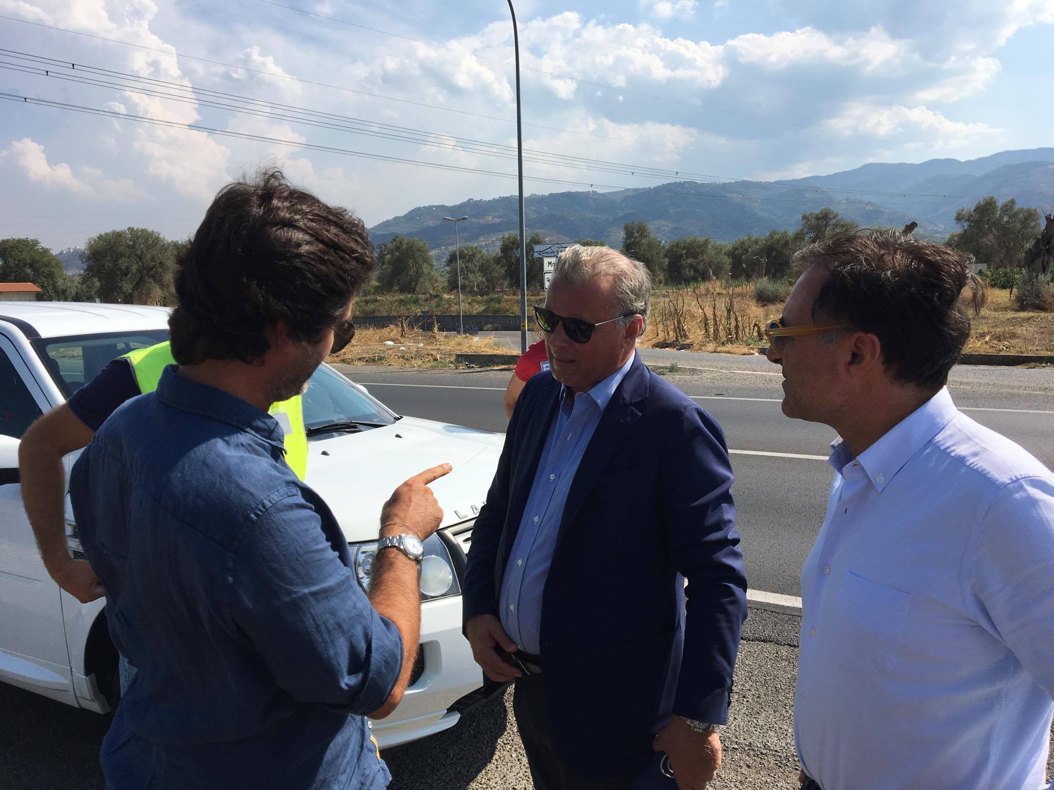 Rossano (CS) – Sopralluogo del sindaco sulla Statale 106