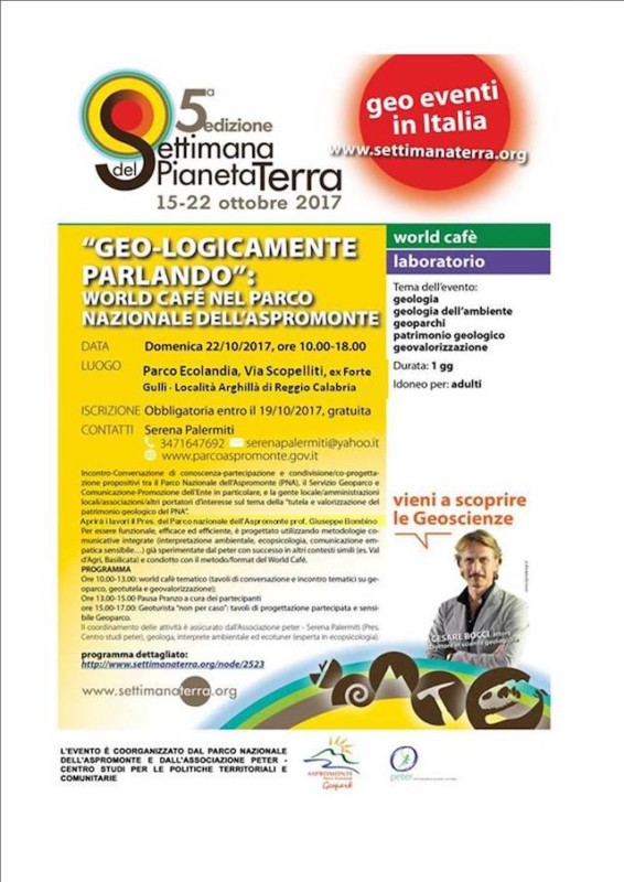 Reggio Calabria – A Ecolandia world cafè “Geo-Logicamente parlando”