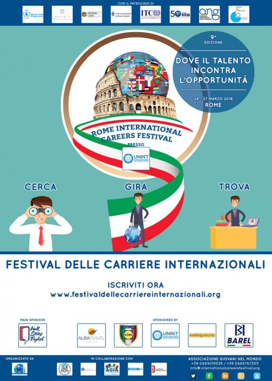Aperte in Calabria le iscrizioni al Festival delle Carriere Internazionali 2018