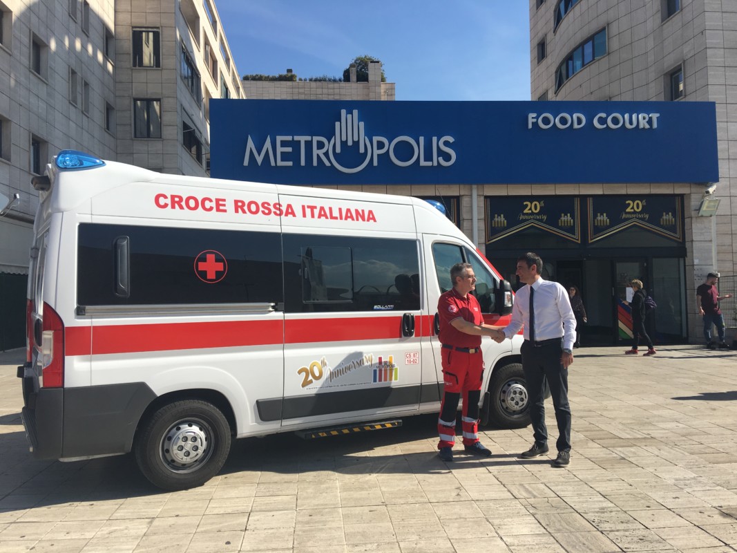 Nuova ambulanza della Croce Rossa
