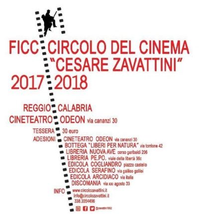 Reggio Calabria – Al via la rassegna del Circolo del cinema Cesare Zavattini