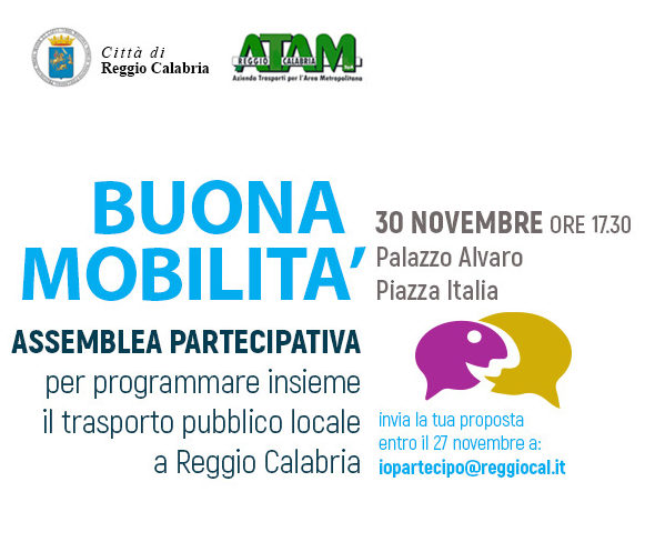 Reggio Calabria – Assemblea partecipativa per il trasporto pubblico locale