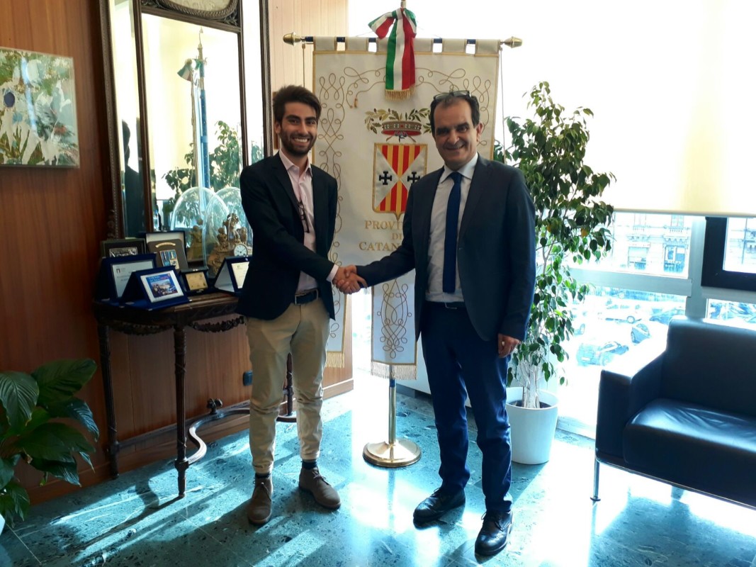 Enzo Bruno incontra neo presidente Consulta studentesca provinciale