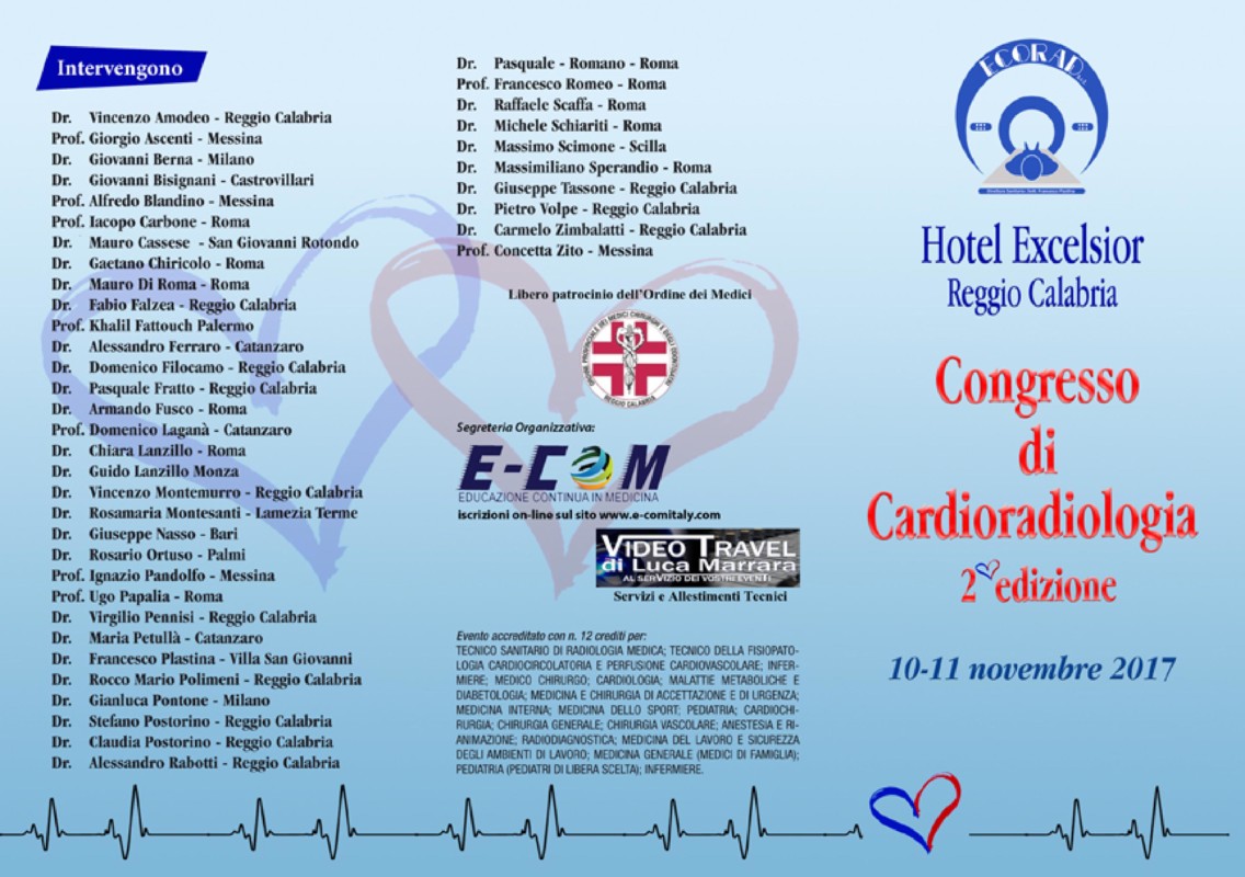 Reggio Calabria, II edizione del congresso di Cardiologia