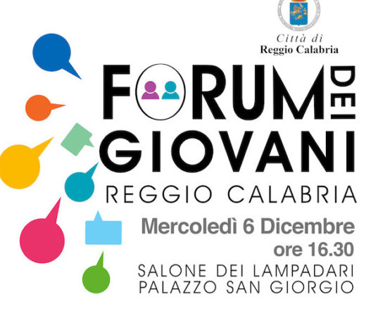 Reggio Calabria – Arriva il Forum dei Giovani