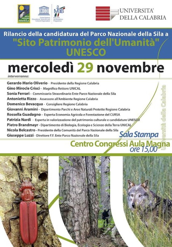 Il Parco della Sila rilancia la candidatura a Sito Patrimonio dell’Umanità Unesco