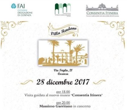 A Villa Rendano Con il gruppo Fai Giovani di Cosenza