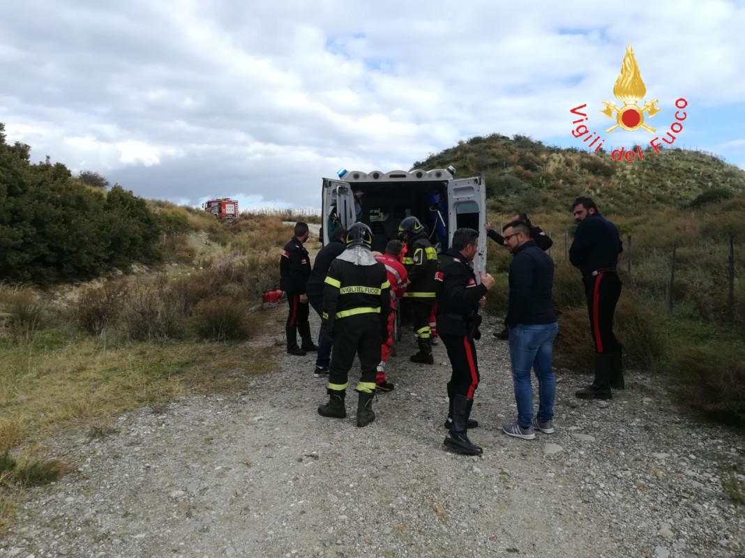 Trentottenne scomparso da ieri sera, ritrovato in dirupo dai Vigili del Fuoco
