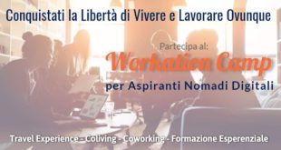 WORKATION CAMP - COME DIVENTARE NOMADE DIGITALE
