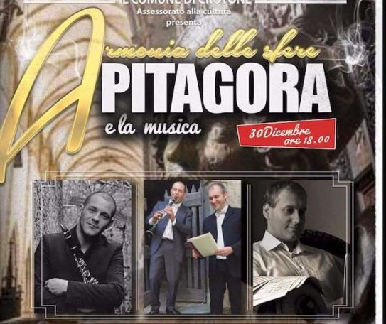 Crotone – Sabato conferenza – concerto su Pitagora e la musica