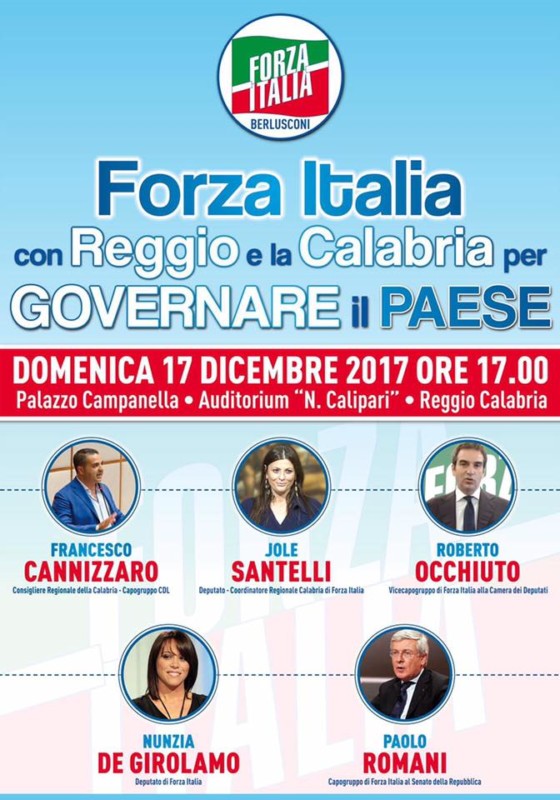 locandina Forza Italia