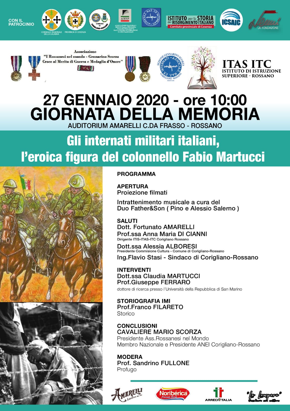 Le iniziative dell’ICSAIC per il Giorno della Memoria