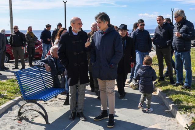 Reggio Calabria – Grande partecipazione per la passeggiata con il sindaco sul cantiere del Parco Lineare Sud