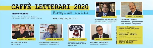 Roberto Napoletano, prossimo ospite dei caffè Letterari del Rhegium Julii