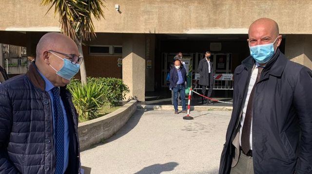 Il commissario ad acta Andrea Urbani visita l’ospedale Chidichimo di Trebisacce