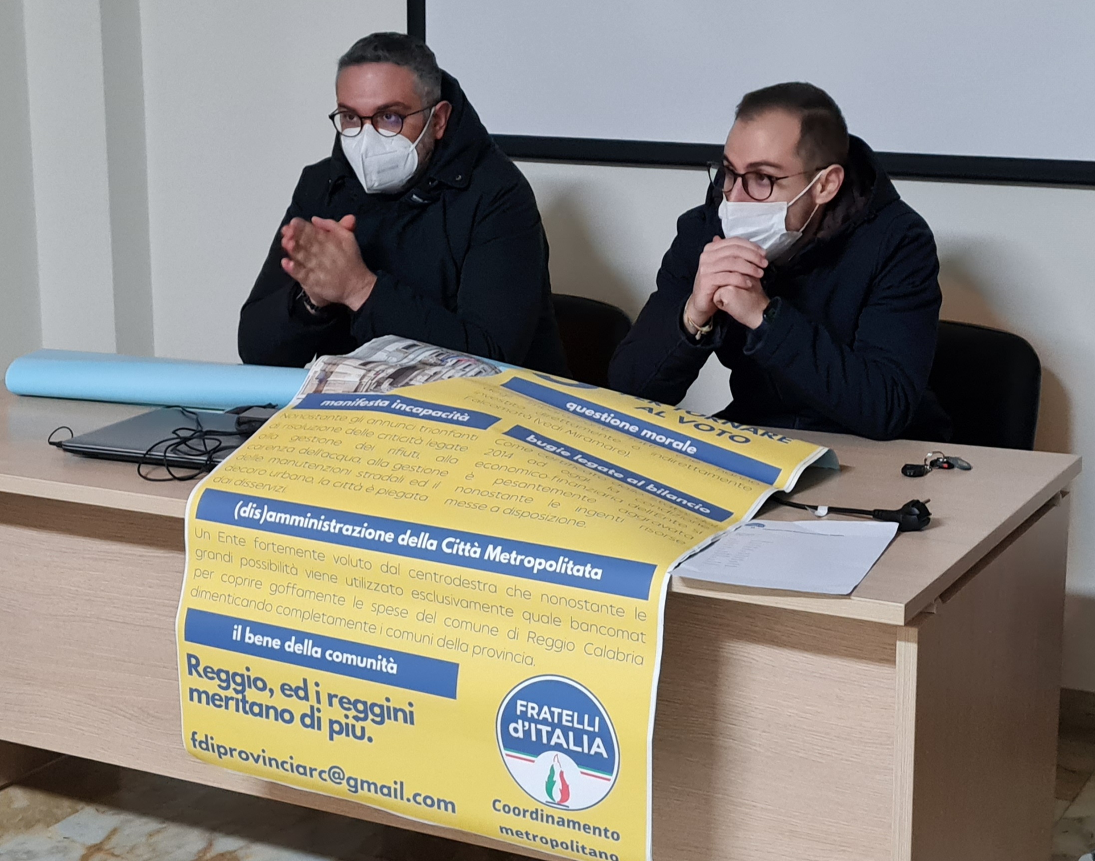 Reggio Calabria – Prima riunione Coordinamento cittadino FDI: oggi in Piazza per chiedere nuove elezioni comunali