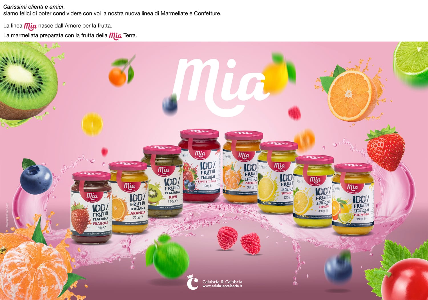 Nuova linea di confetture e marmellate dell’azienda Calabria & Calabria