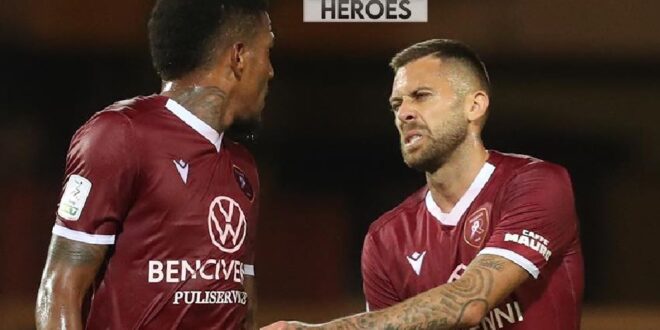 Reggina, il punto sugli infortunati.  Baroni: “Menez? È andato bene”