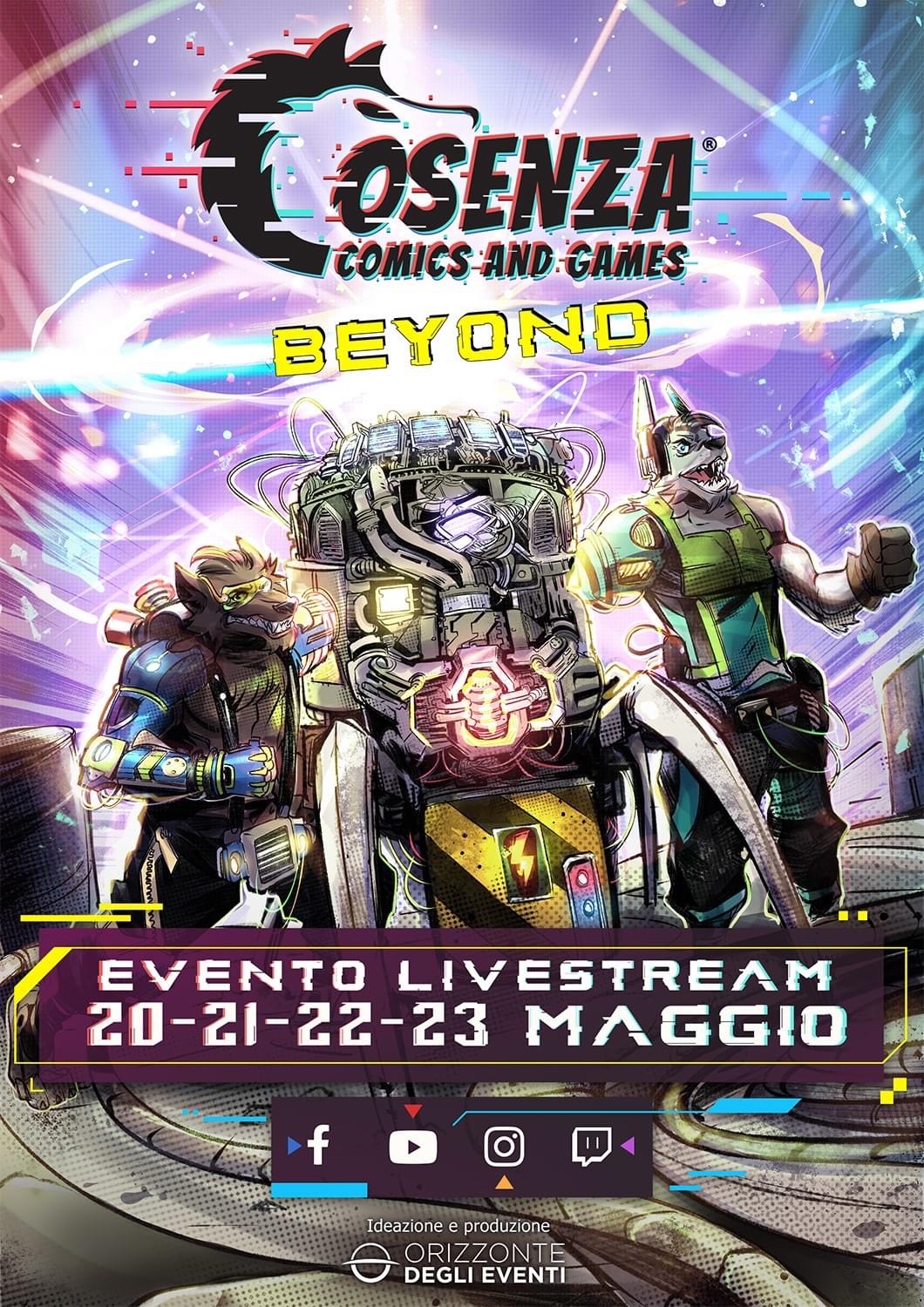 Il 20 maggio riparte il Cosenza Comics and Games