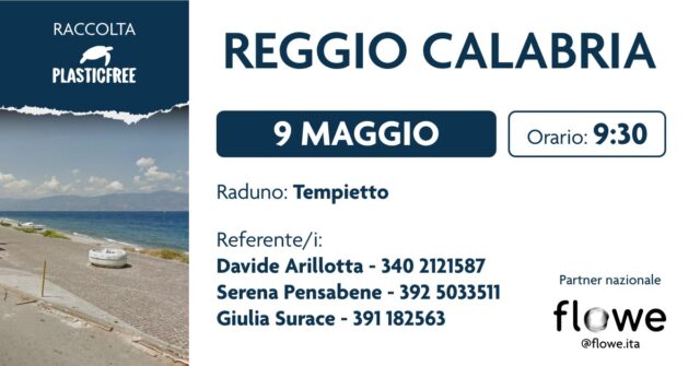 Reggio Calabria – Tutto pronto per il sesto appuntamento firmato PlasticFree e Differenziamoci Differenziando