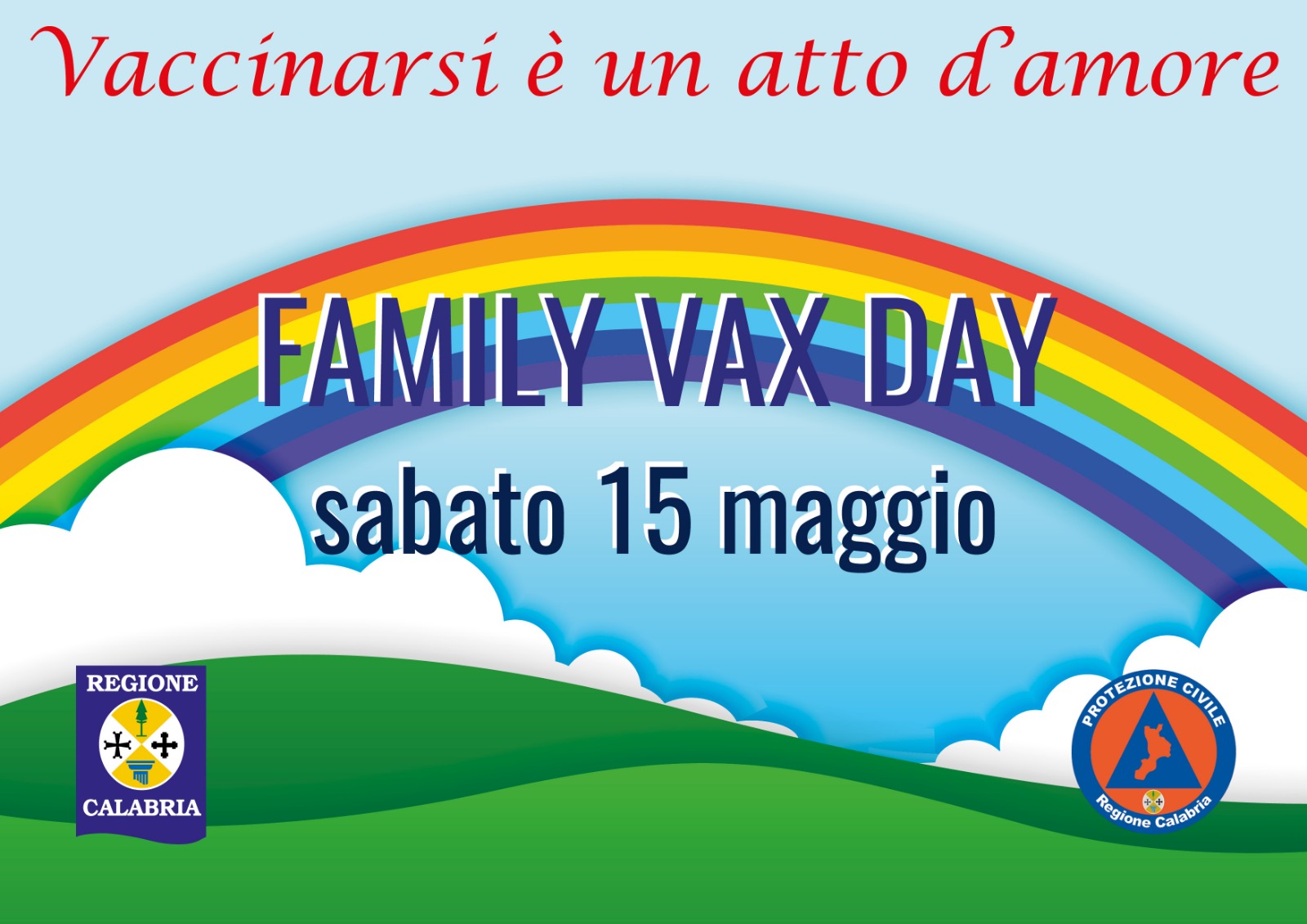 “Family Vax day”, sabato 15 maggio saranno implementate le dosi in alcuni centri vaccinali in Calabria