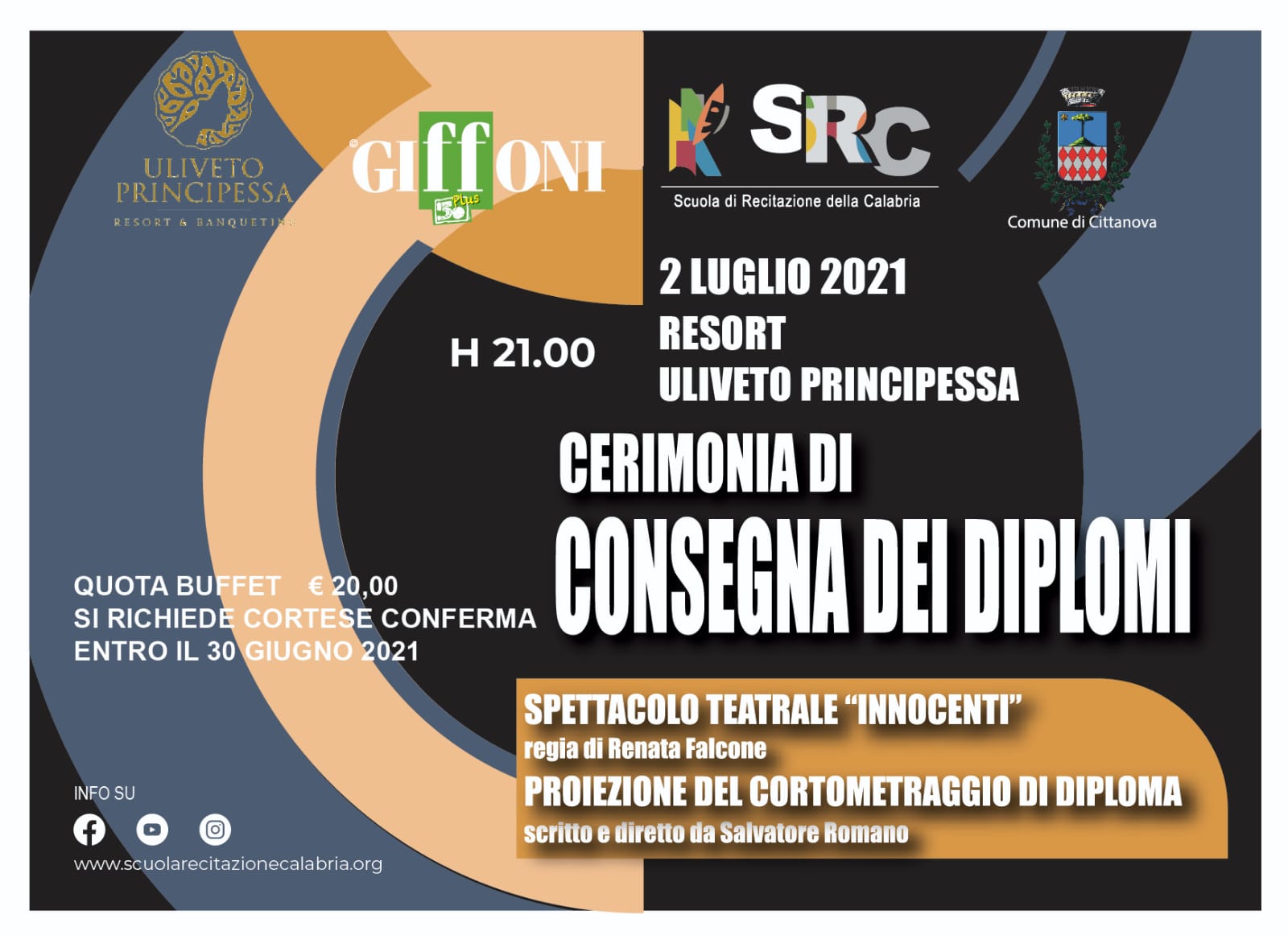 La Scuola di Recitazione della Calabria in scena con due spettacoli d’eccezione