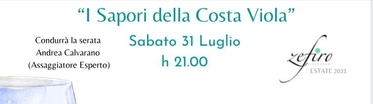 Da Zefiro, “I Sapori della Costa Viola”