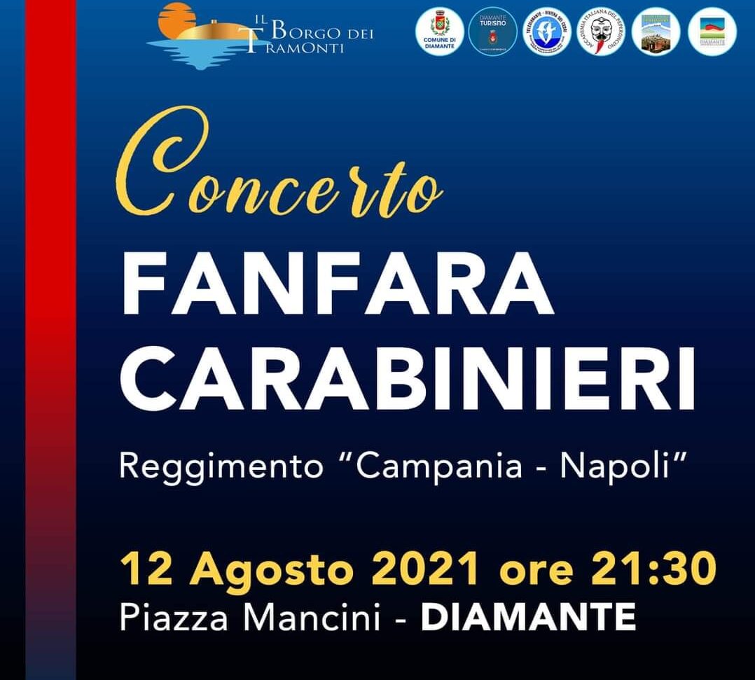 Diamante, stasera il concerto della Fanfara dei Carabinieri