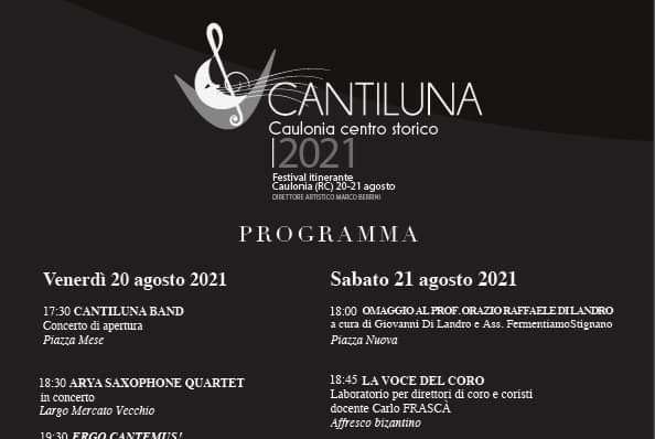 Caulonia (Rc) – Al via il Festival “CantiLuna”