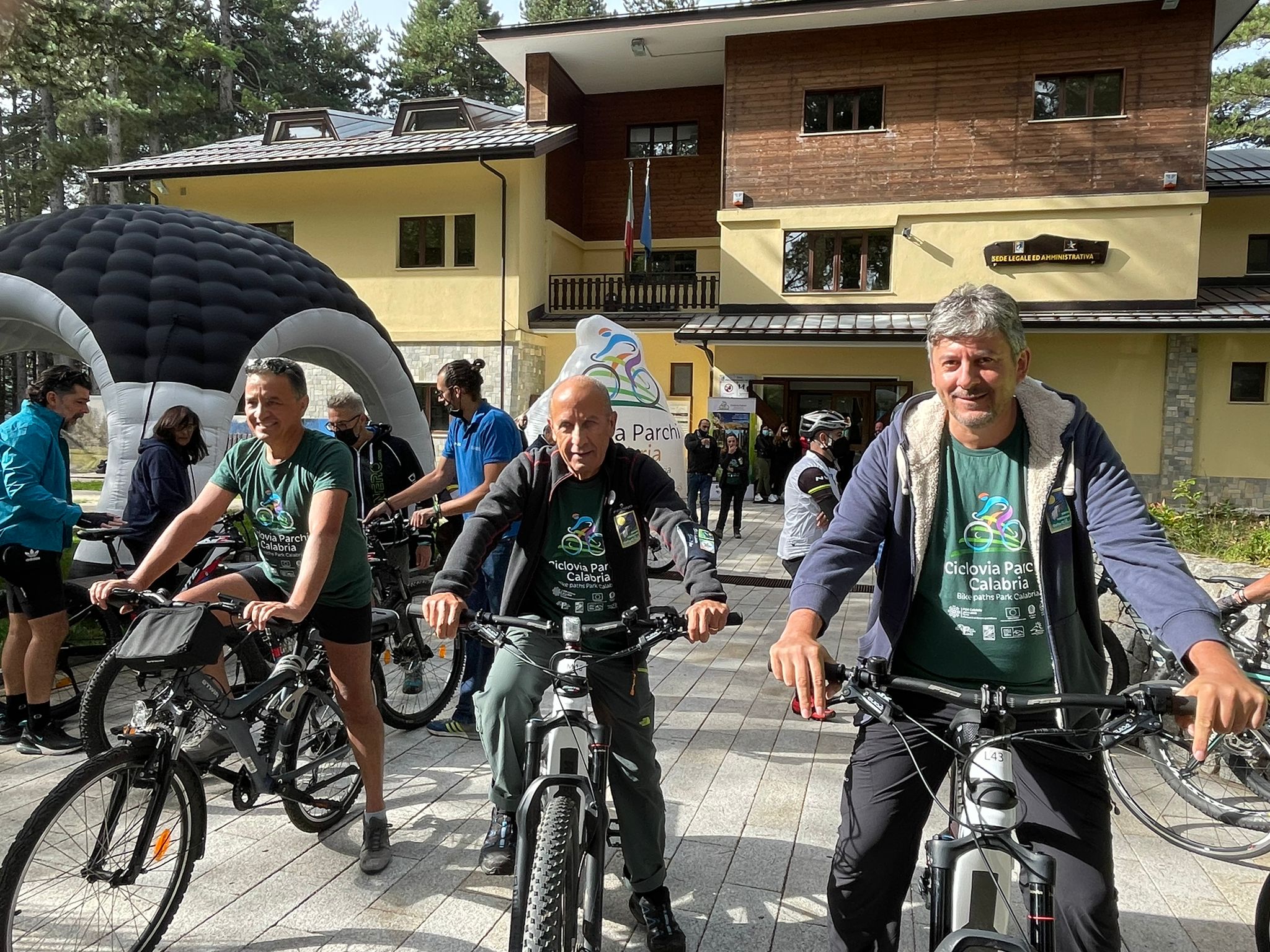 La Carovana dei Parchi in bicicletta attraversa il Parco Nazionale della Sila