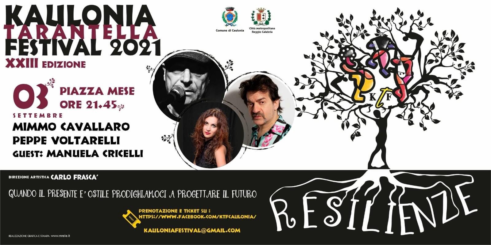 Kaulonia Tarantella Festival, questa sera il gran finale con Cavallaro e Voltarelli venerdì 3 settembre 2021 – 11:18