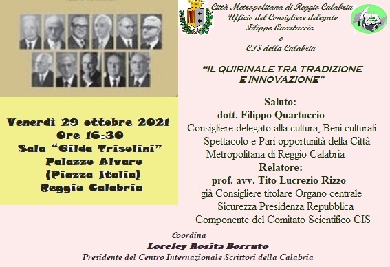 Reggio Calabria – Il prossimo incontro promosso dal Cis della Calabria