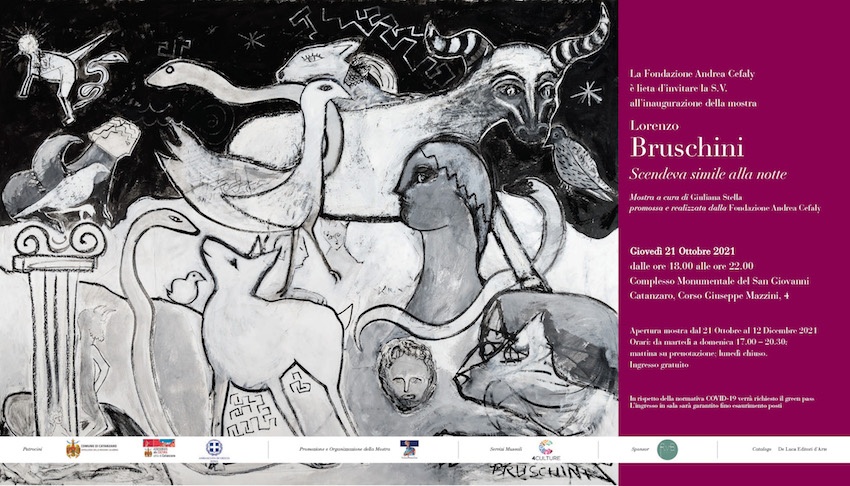 Il Complesso Monumentale del San Giovanni di Catanzaro presenta la mostra di Lorenzo Bruschini – Scendeva simile alla notte