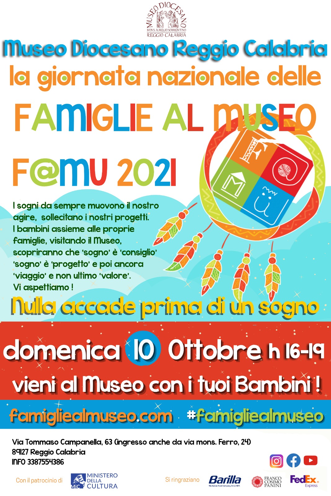 Reggio Calabria – Domenica 10 ottobre il Museo diocesano apre alle famiglie con bambini