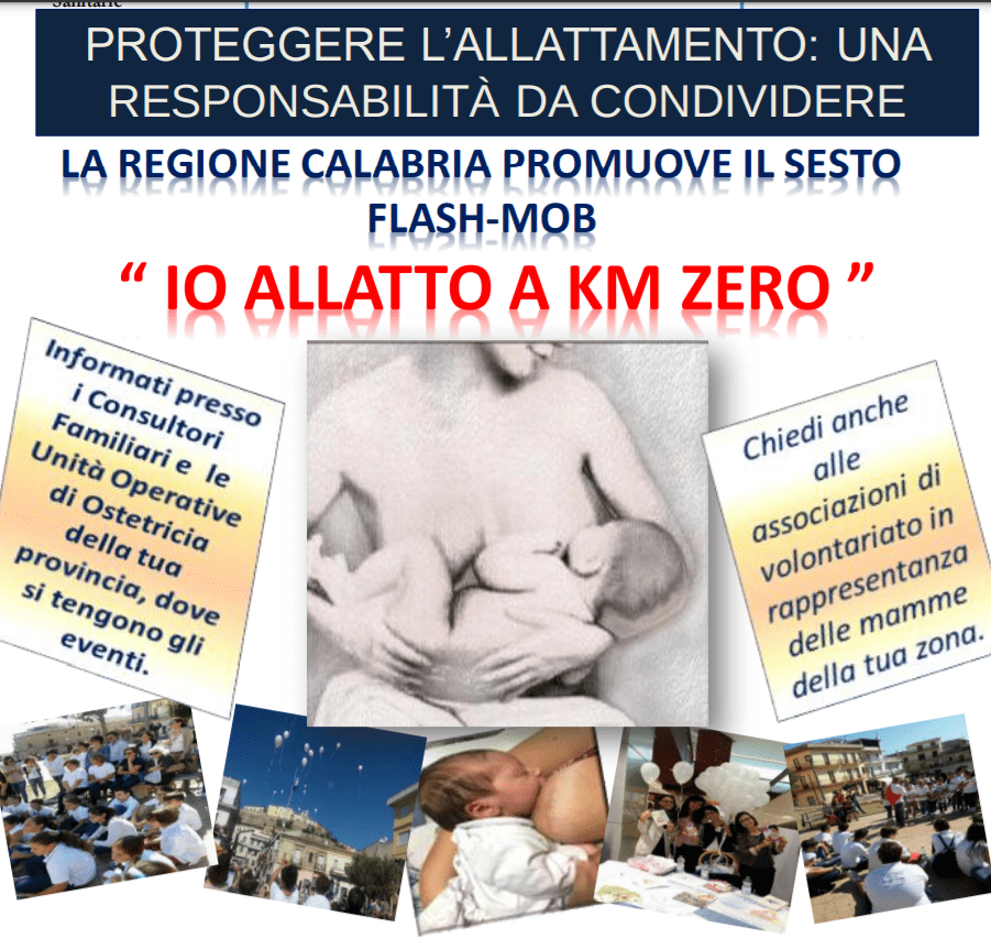 L’allattamento al seno come corretto stile di vita: a Catanzaro l’incontro per la SAM è il 26 ottobre