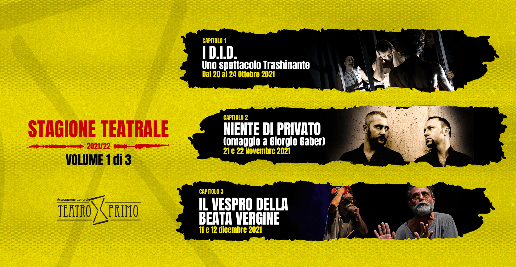 Al via la stagione del Teatro Primo di Villa San Giovanni, il programma