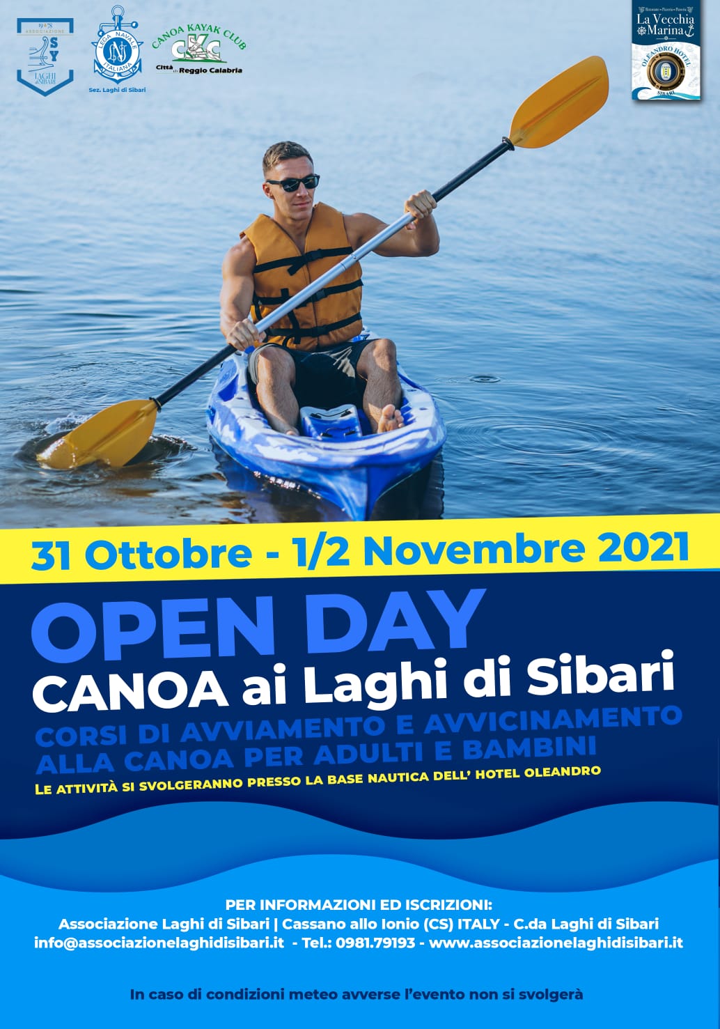Ai Laghi di Sibari un open day di canoa