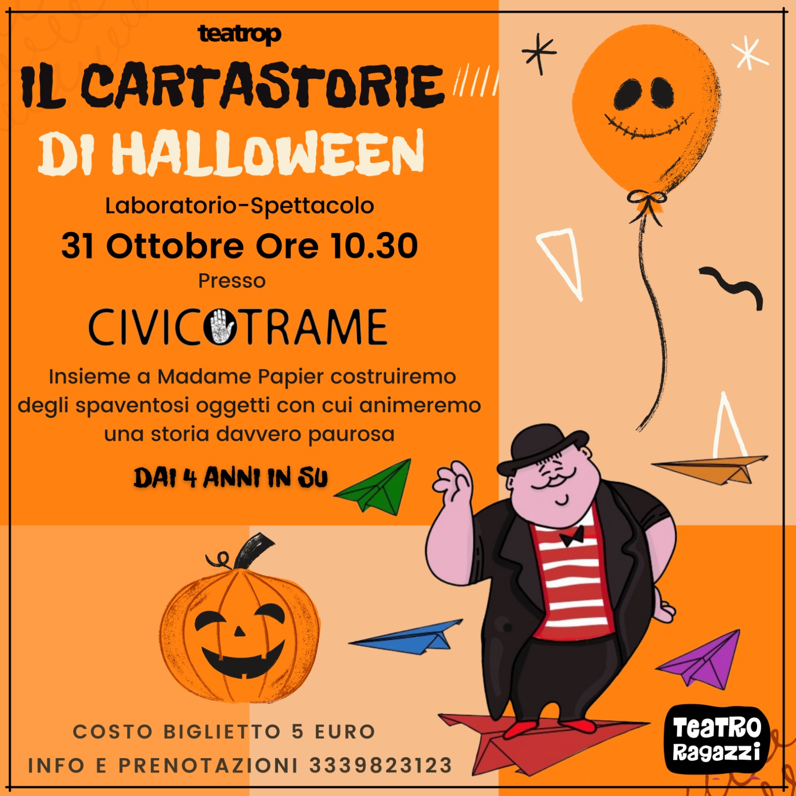 Lamezia Terme – Teatrop presenta il Cartastorie di Halloween