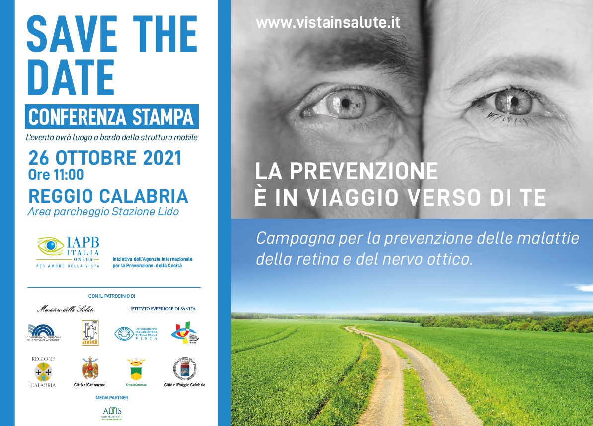 Vista in Salute,  il truck arriva a Reggio Calabria, Catanzaro e Cosenza: gli appuntamenti