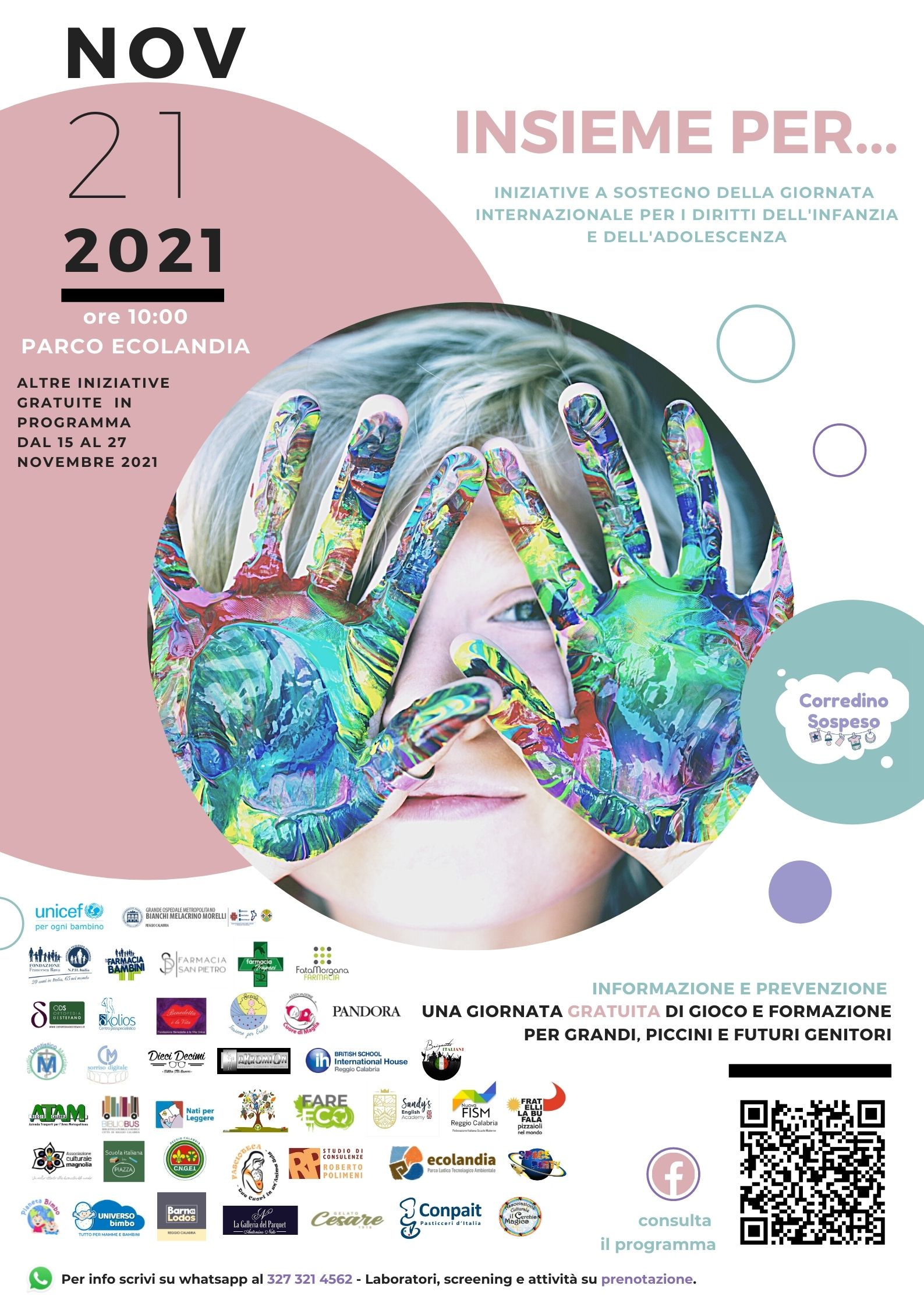 Reggio Calabria – Iniziative per l’anniversario della Convenzione Onu sui diritti dell’infanzia e dell’adolescenza