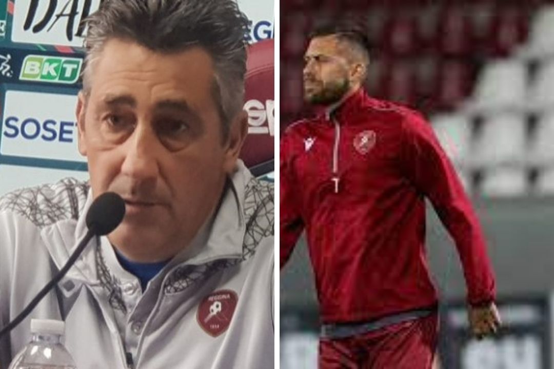 Reggina, Aglietti su Menez: “Se continua così sta fuori, mi aspetto che non si fermi quando perde palla”